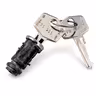 Lock cylinder with two keys