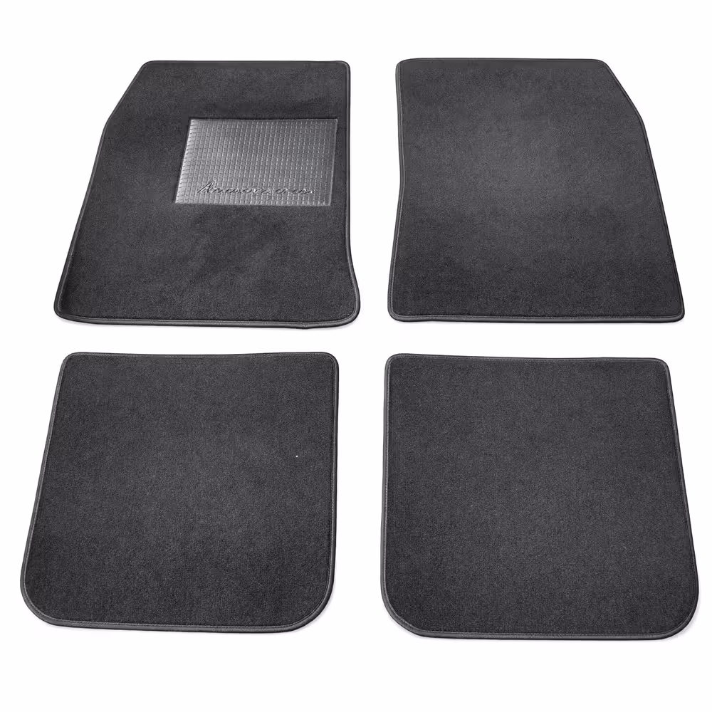 Accessory carpet kit for Volvo Amazon 1962-70, black textile