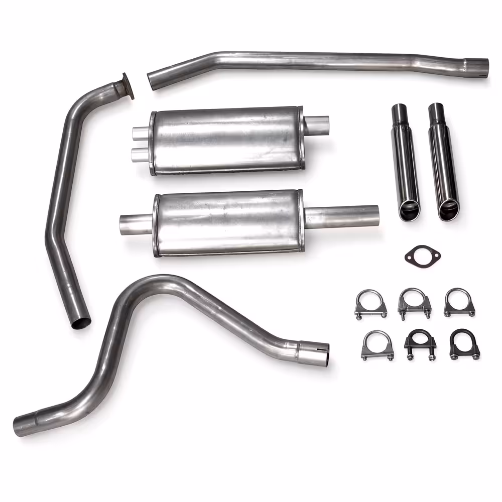 Exhaust system 2" sport single pipe for Volvo 1800, 1961-65