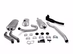 Exhaust system for Volvo 1800E, 1970-1972
