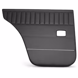 Dörrpaneler bak till Volvo Amazon 4-dörrars, Amazon Kombi 1966-68 svart, Volvo OE 692000-01, art.nr 121597399