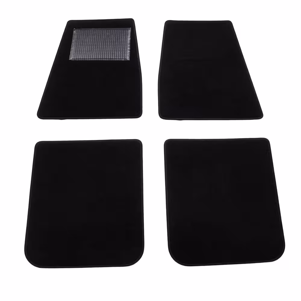 Accessory carpet kit for Volvo PV, Duett, black, textile