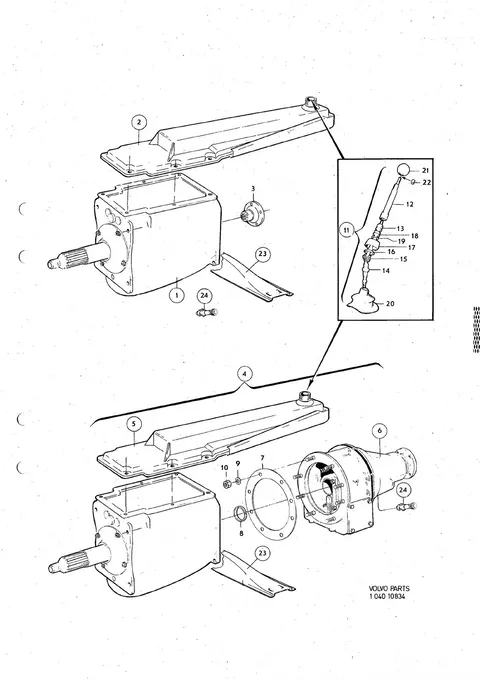 Gearbox M40, M41, GV