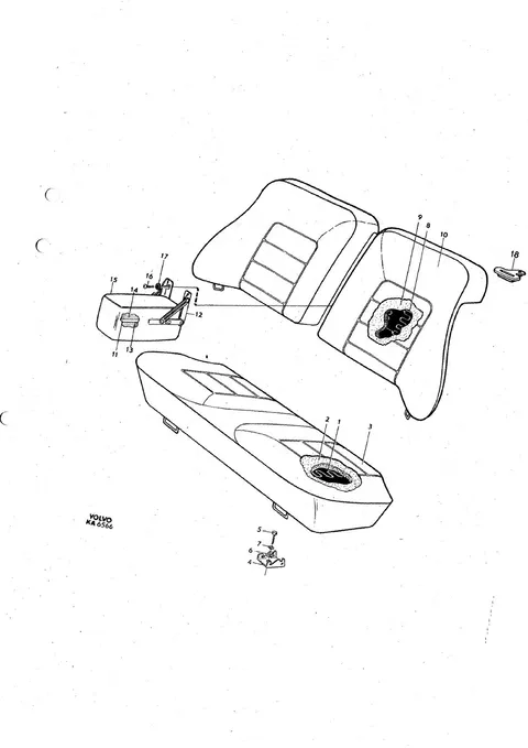 Rear seat VENV 144385