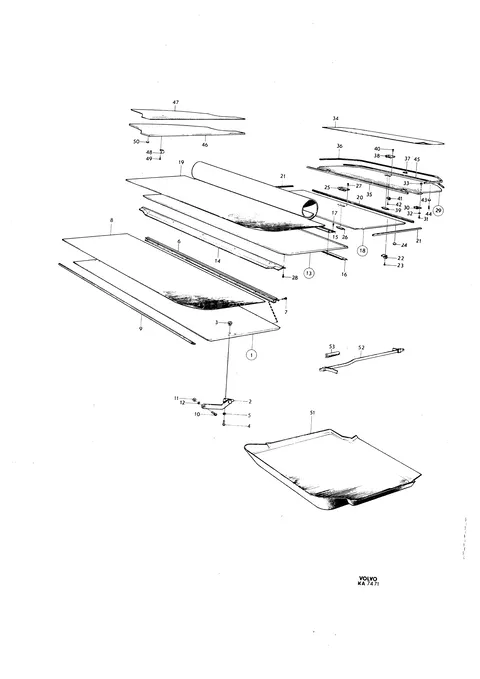 Cargo space upholstery