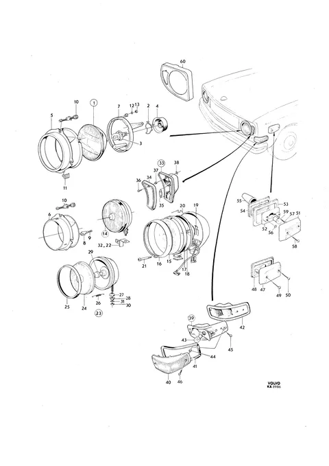Lighting equipment, front