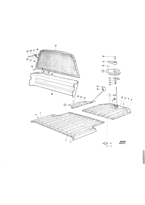 Components, cargo space