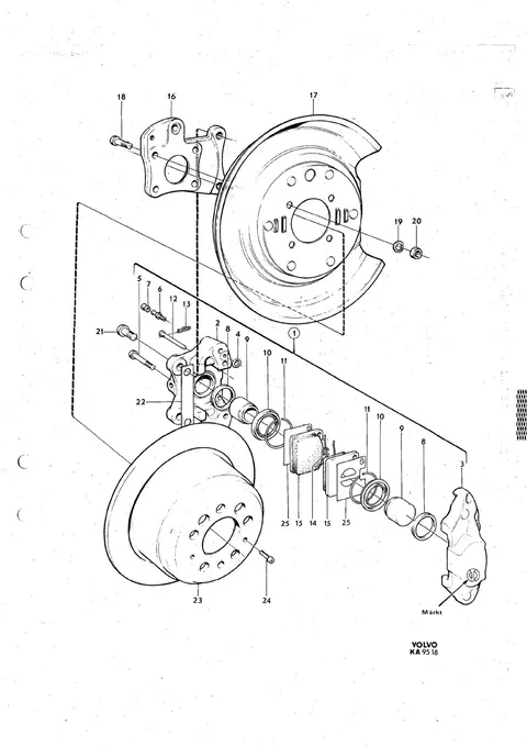 Rear wheel brakes, Girling