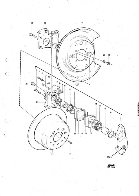Rear wheel brakes, Girling