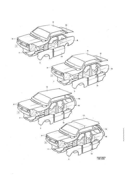 Rear axle, alt. Mountings