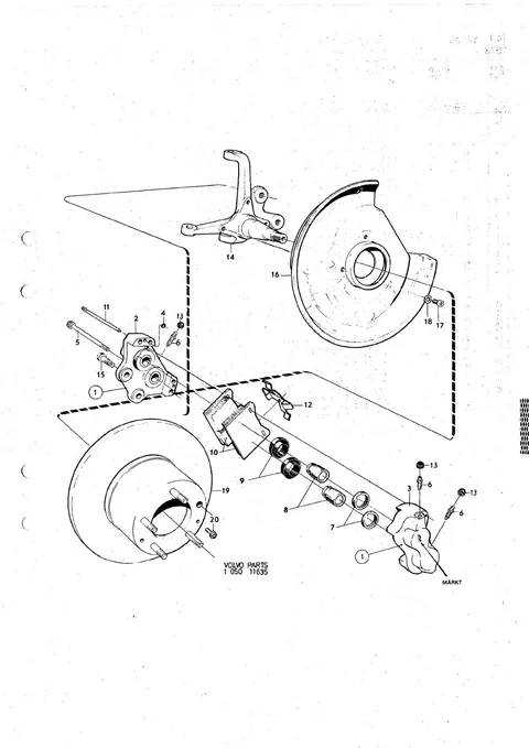 Front wheel brakes ATE