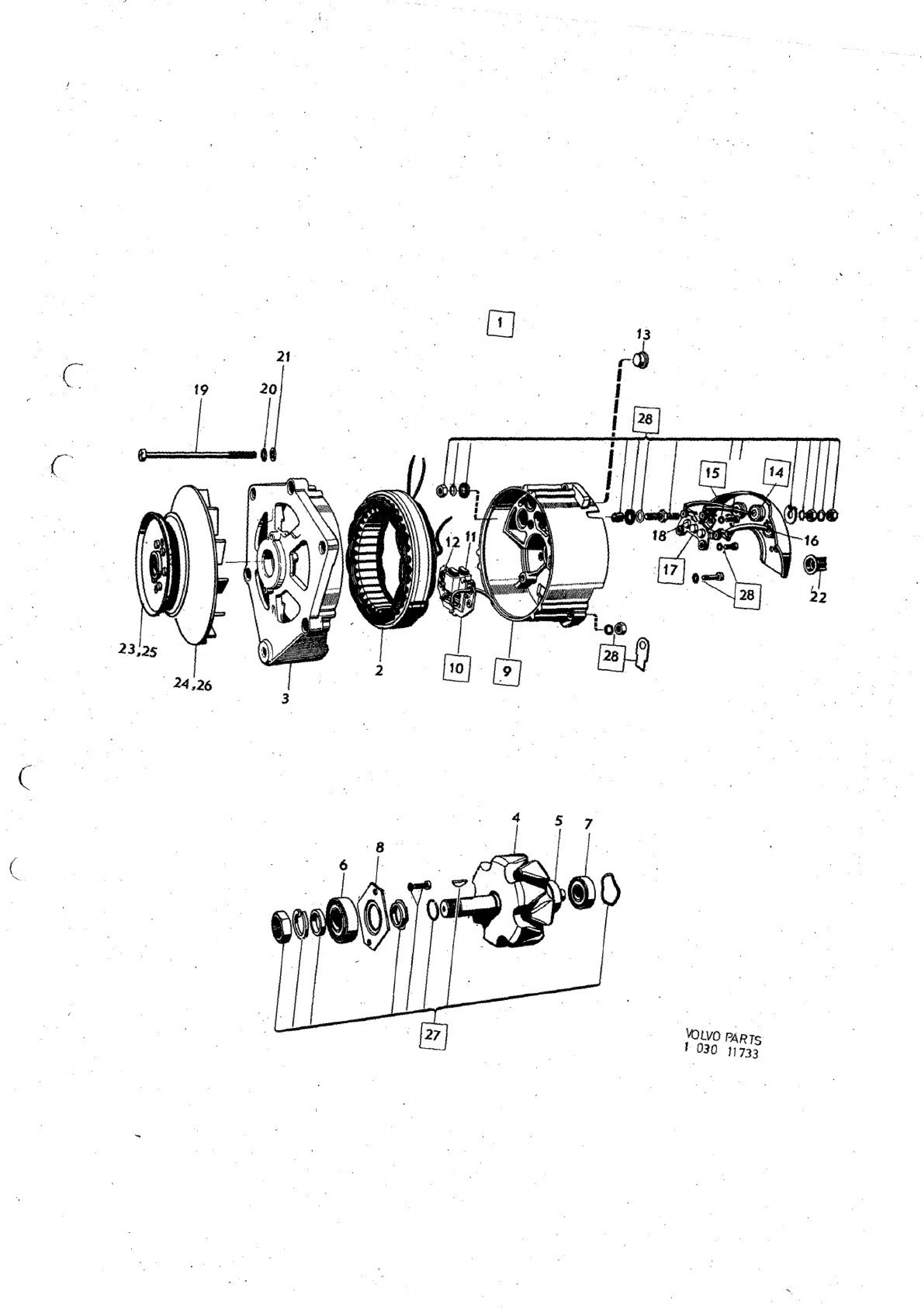 Växelströmsgenerator, 241527, 241735, 243793