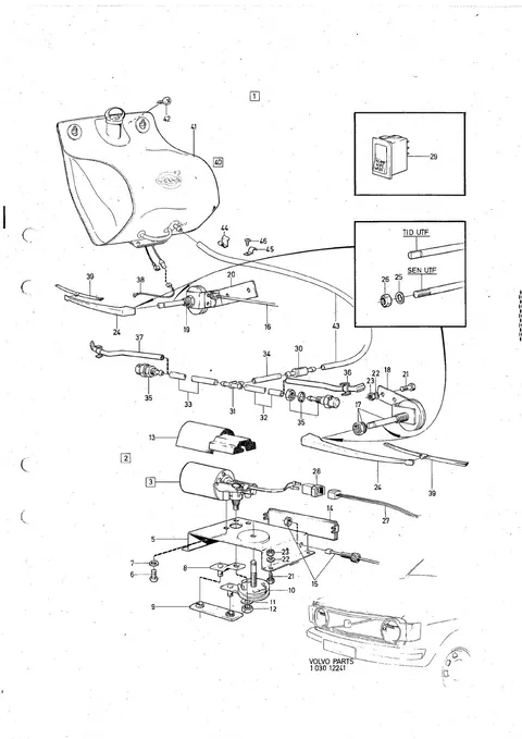 Headlight wiper, washer