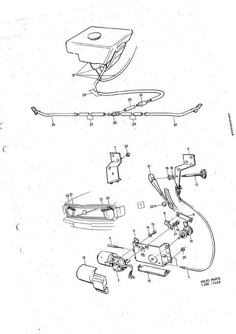 Headlight wiper, washer