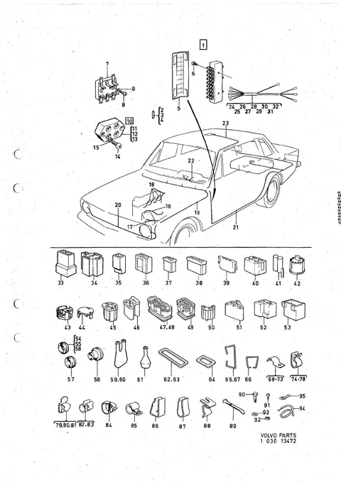 Wiring, contact units
