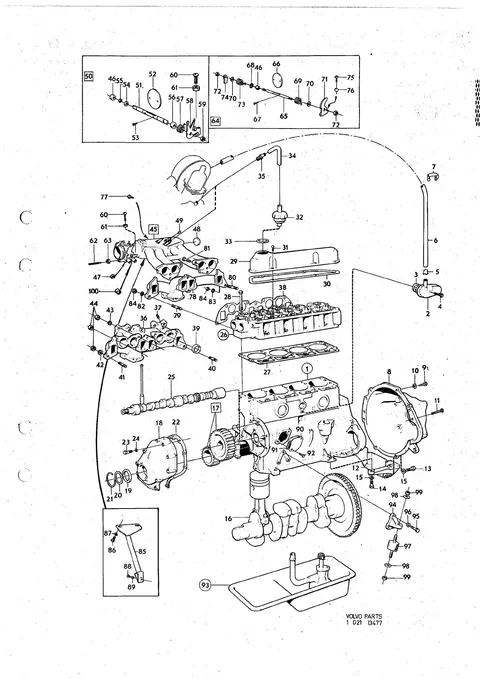 Engine and installation components