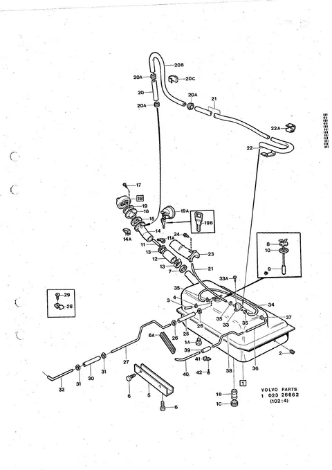 Fuel system, carburetter engine, B20B 6)
