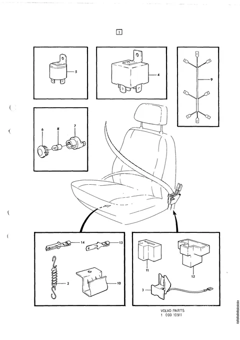 Warning system for safety belt