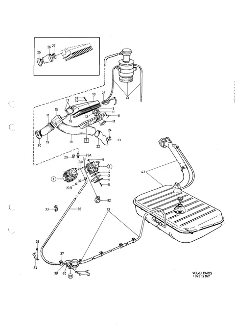 Fuel system carburetter engine