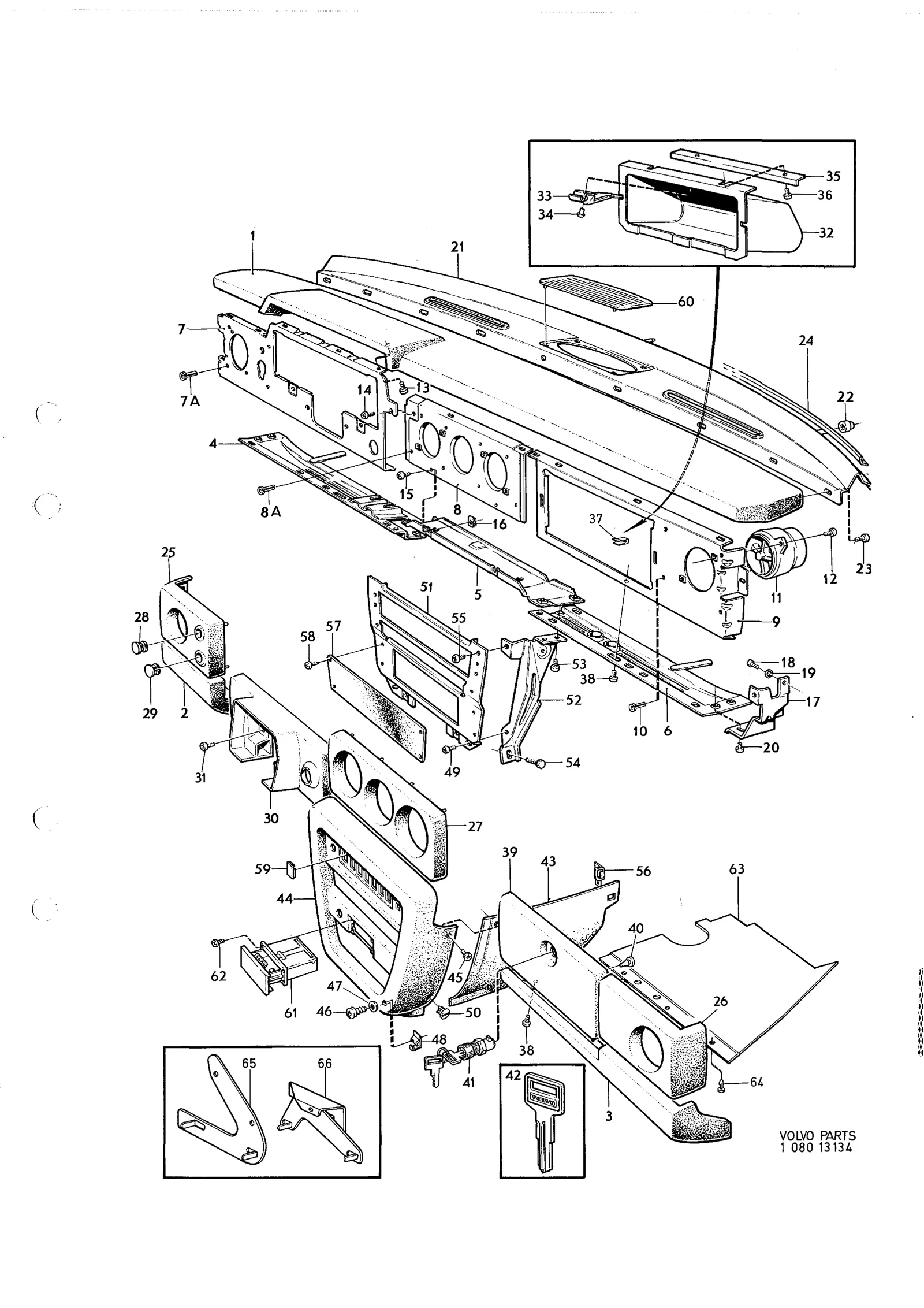 Instrumentbräda CH 132567-
