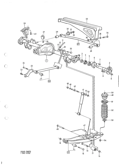 Bakaxel Upphängning CH 132567-