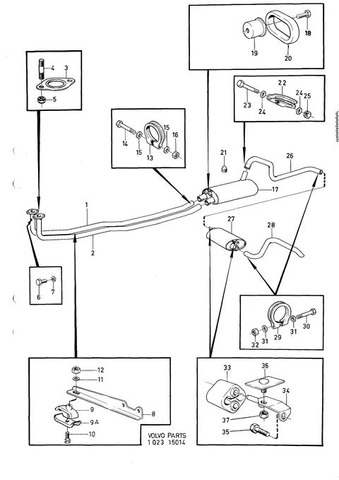 Exhaust system japan CH 132567-