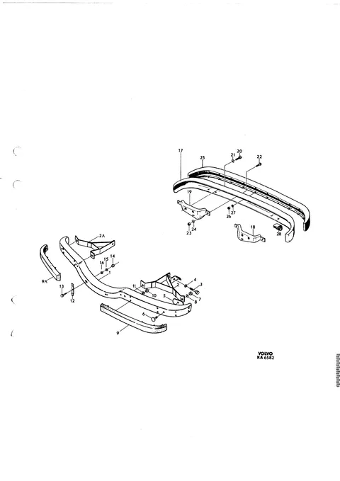 Bumpers front number plate holder CH -74449