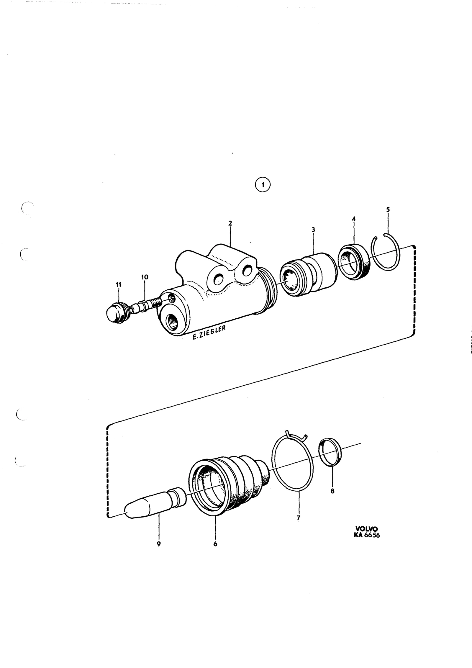 Sekundärcylinder