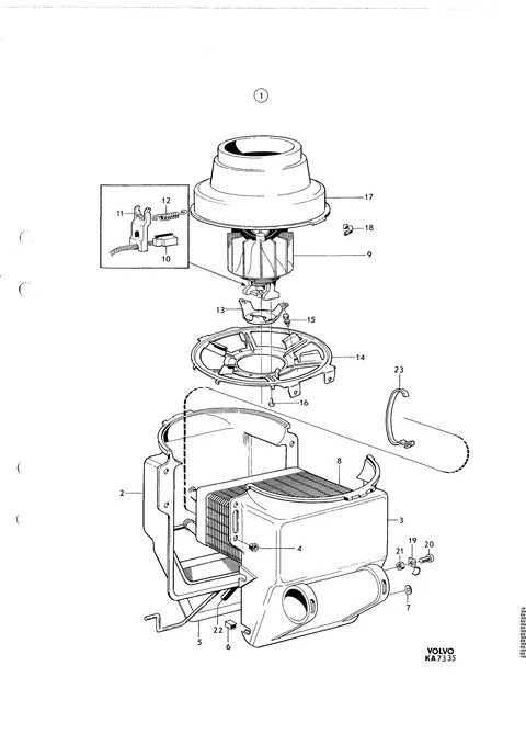 Heater unit, CH-2844.