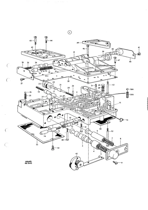 Gearbox, BW35 Valve bodies