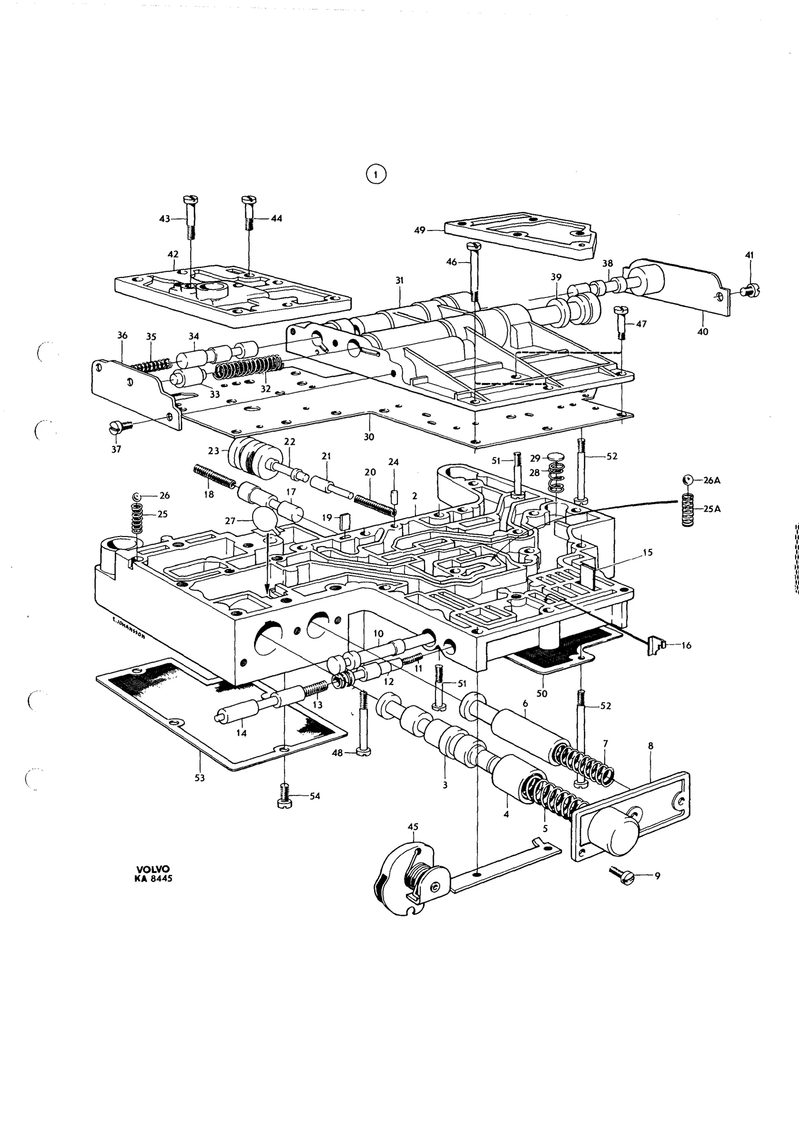 Växellåda, BW35 Kontrollsystem