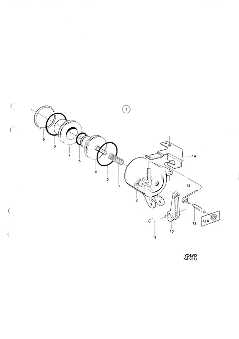 Gearbox, BW35, Planet cover, Front servo