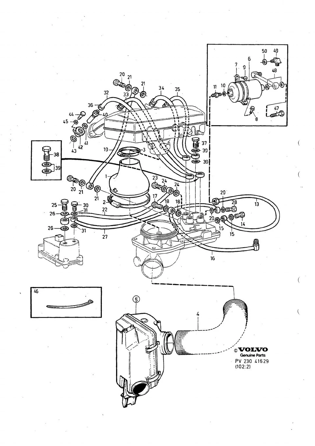 INSPRUTARE MED BRÄNSLERÖR MOTOR, BRÄNSLEFILTER