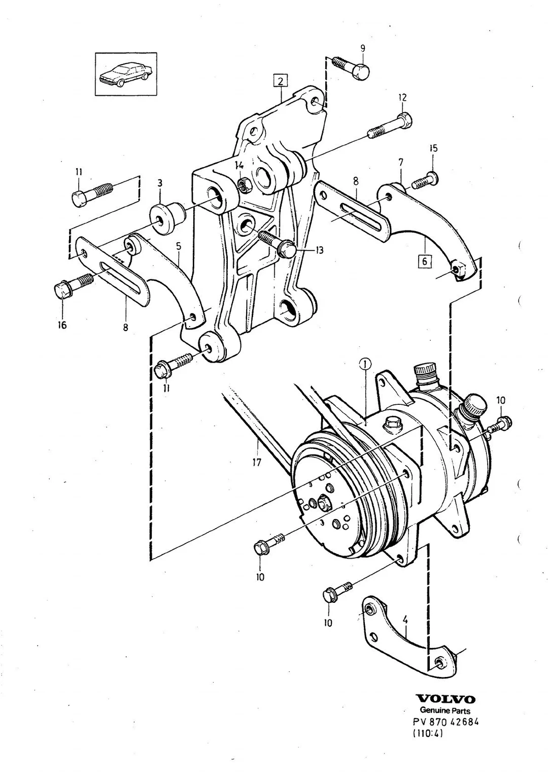 KOMPRESSOR
KOMPRESSORUPPHÄNGNING
KOMPRESSORDRIVNING