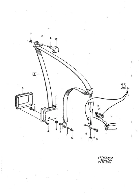 Seat belt front