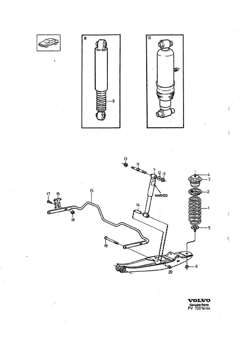 Rear suspension