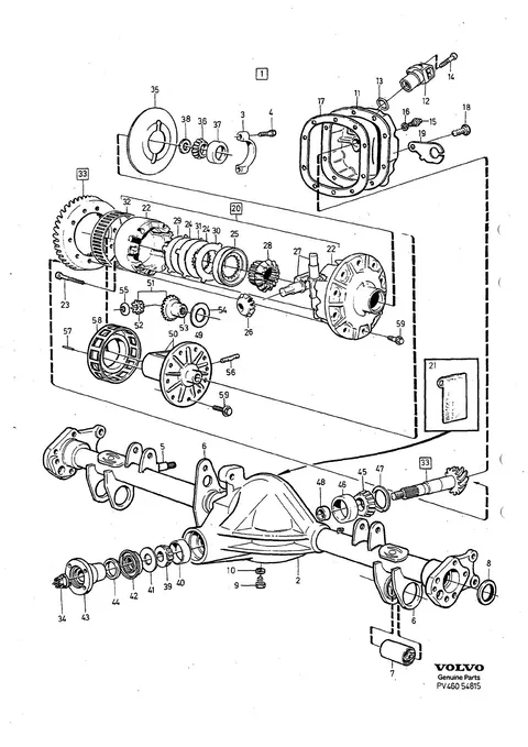 Rear axle