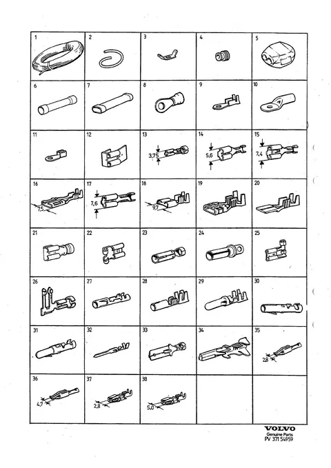 Cables, cable terminals, sleeves, seals