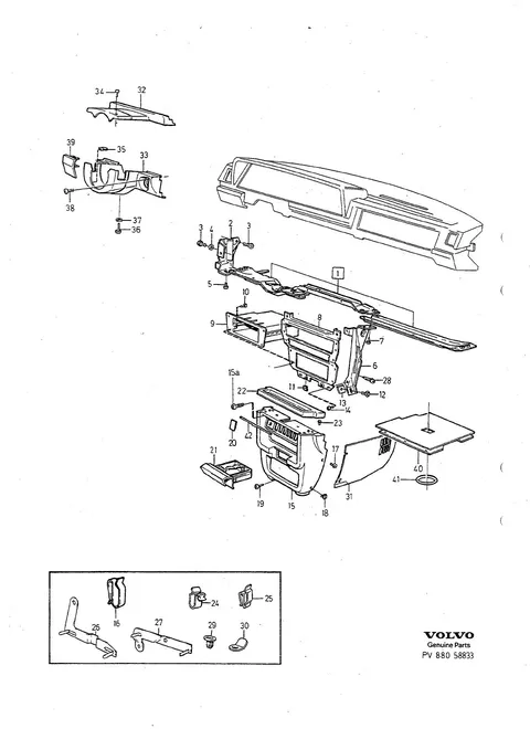 Dashboard lower section