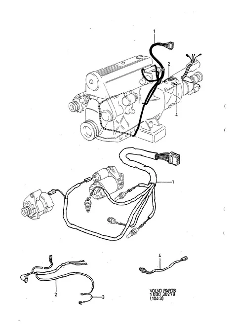 Faisceau de câblage, moteur, boîte de vitesses – DSL