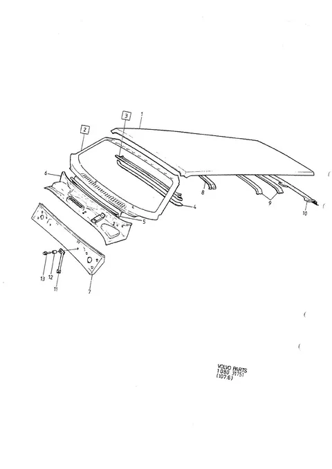 Body frame roof section