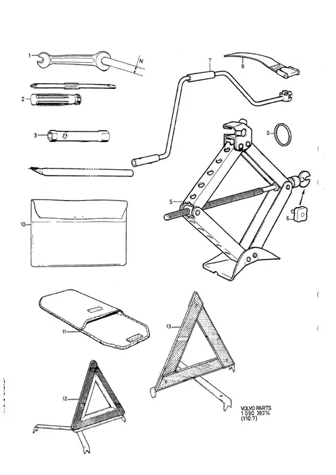 Tools and jack