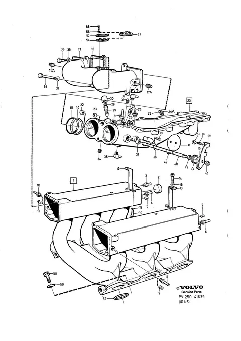 Induction pipe ( manifold ) valve housing
