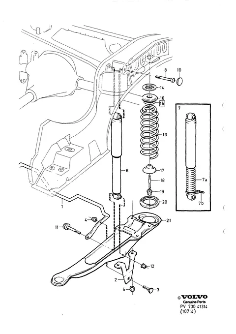 Rear suspension, live rear axle