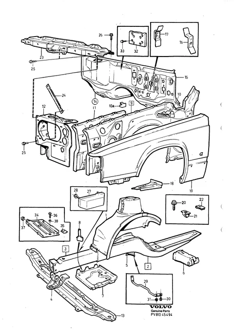 Body frame front section
