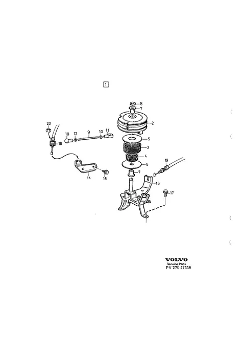 Control pulley with fittings