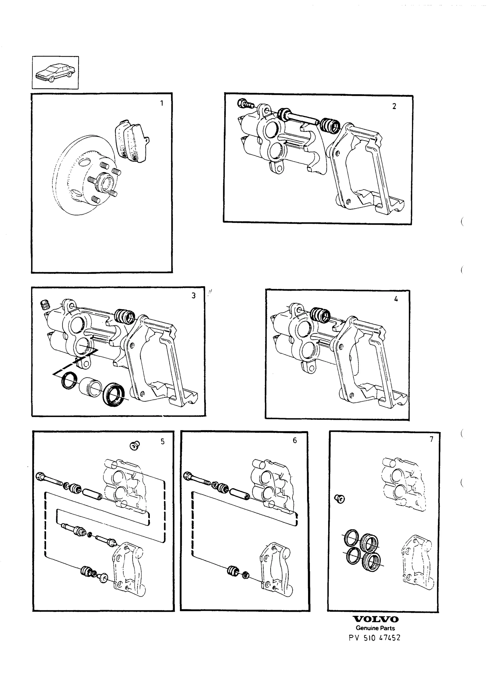 REPARATIONSSATS FRAMHJULSBROMS