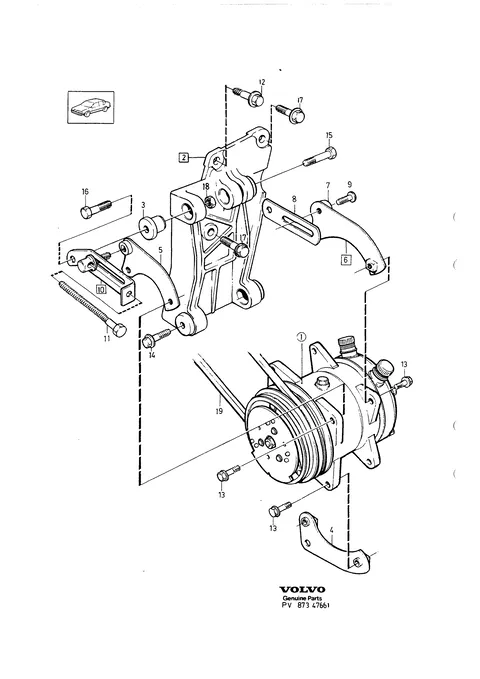 Compressor compressor mountings compressor drive