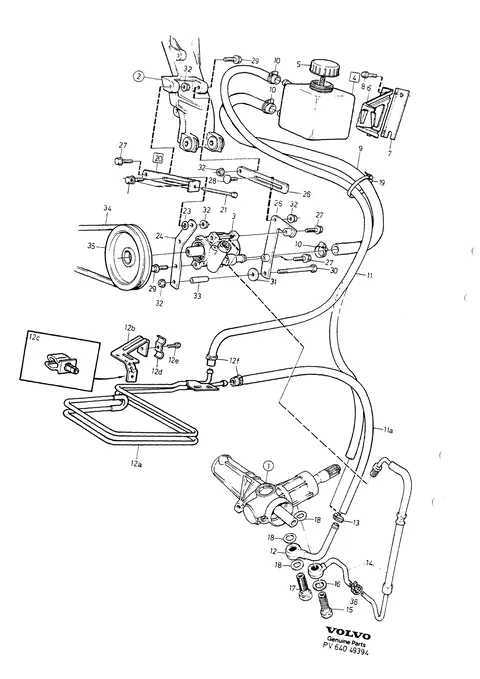 Pump power steering