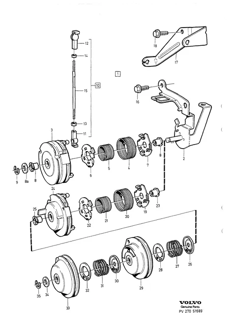 Control pulley with fittings